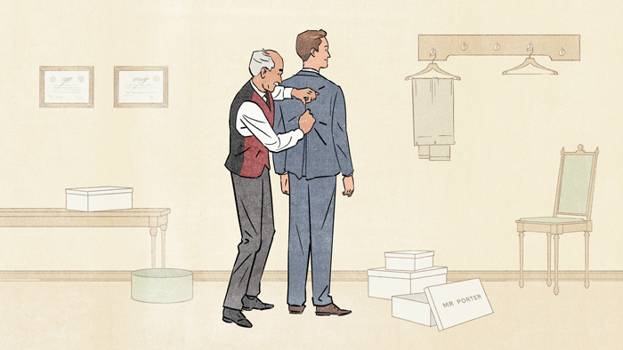 Illustration by Jori Bolton for Mr Porter