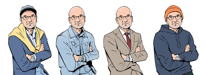 Illustration by Jori Bolton for Mr Porter