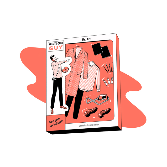 Illustration by Jori Bolton for Mr. Porter