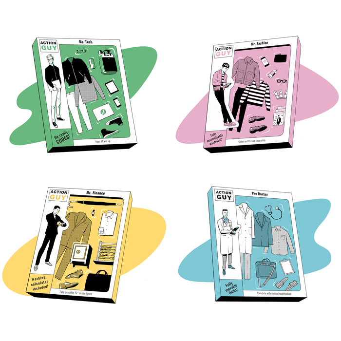 Illustration by Jori Bolton for Mr. Porter