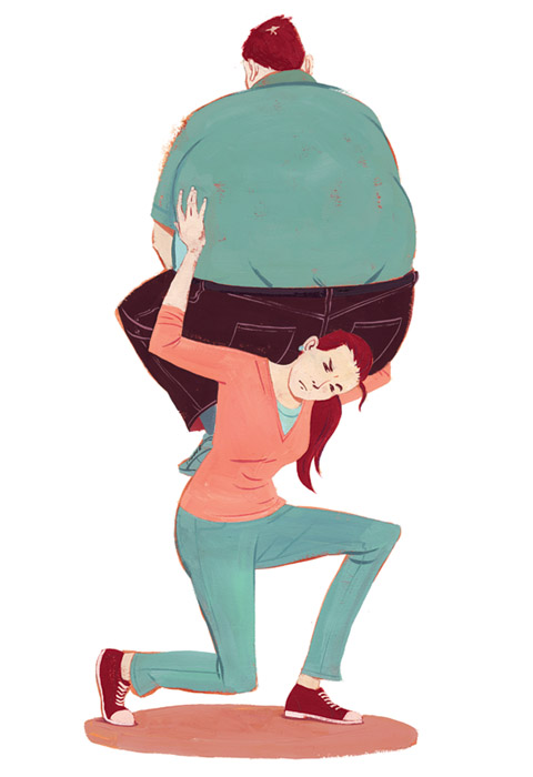 Jori Bolton - Globe and Mail Book Review Illustration - Big Brother
