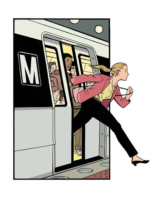 Right on Time illustration by Jori Bolton for the Weekly Standard